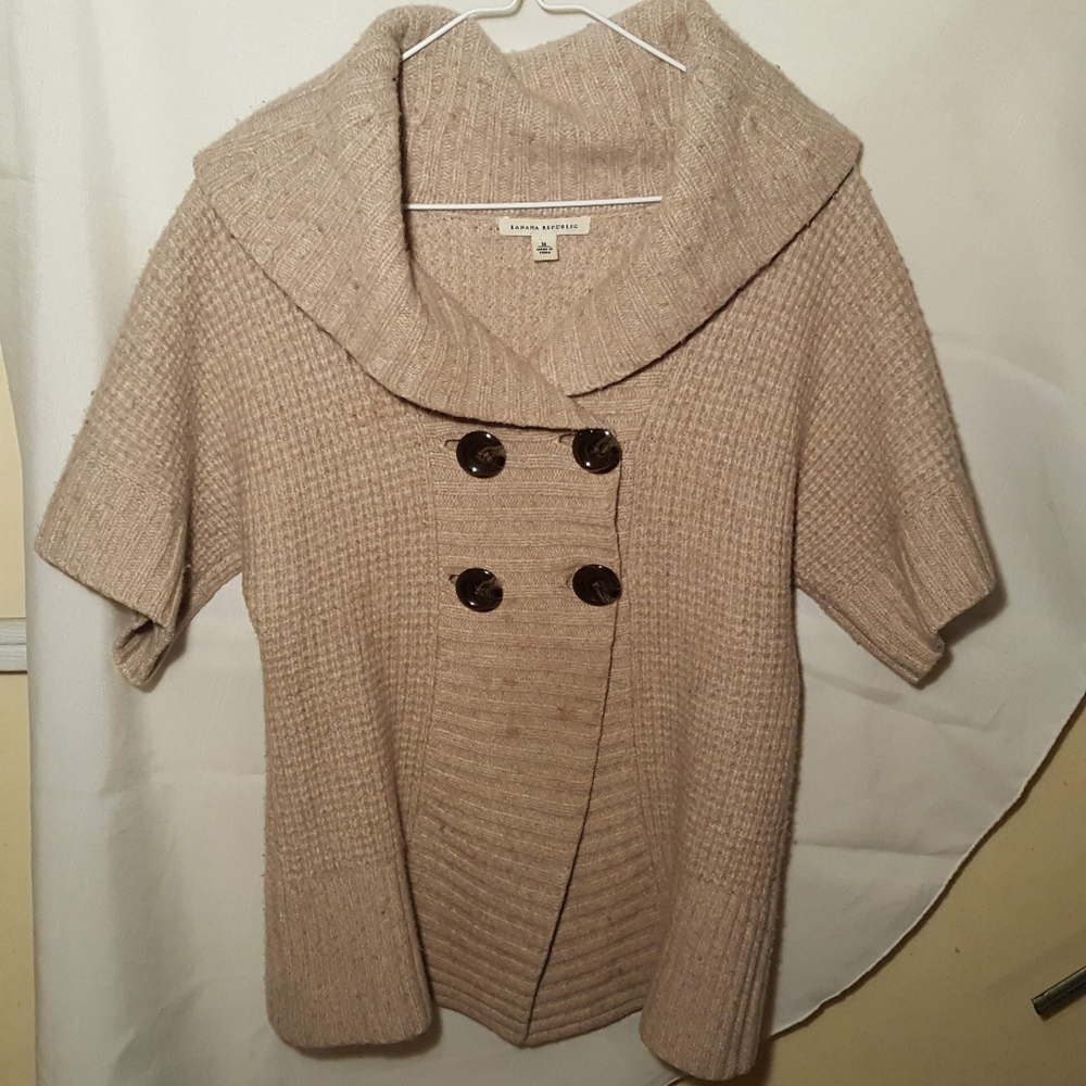 Banana Republic M 4 button lambskin Kashmir